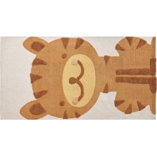 Beliani Dywan dziecięcy bawełniany motyw tygrysa 80 x 150 cm wielokolorowy SIGLI Lumarko!