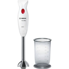 Bosch Blender Bosch BOSCH MSM24100 - Blender reczny CleverMixx - 400W - Odlaczana stopka ze stali nierdzewnej - 1 predkosc - Miska blendera - Bialy
