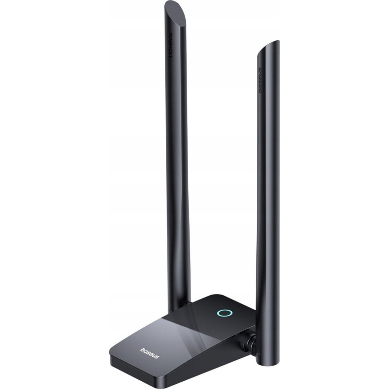 Baseus Karta sieciowa Baseus Adapter WiFi Baseus FastJoy 1800Mbps (czarny)