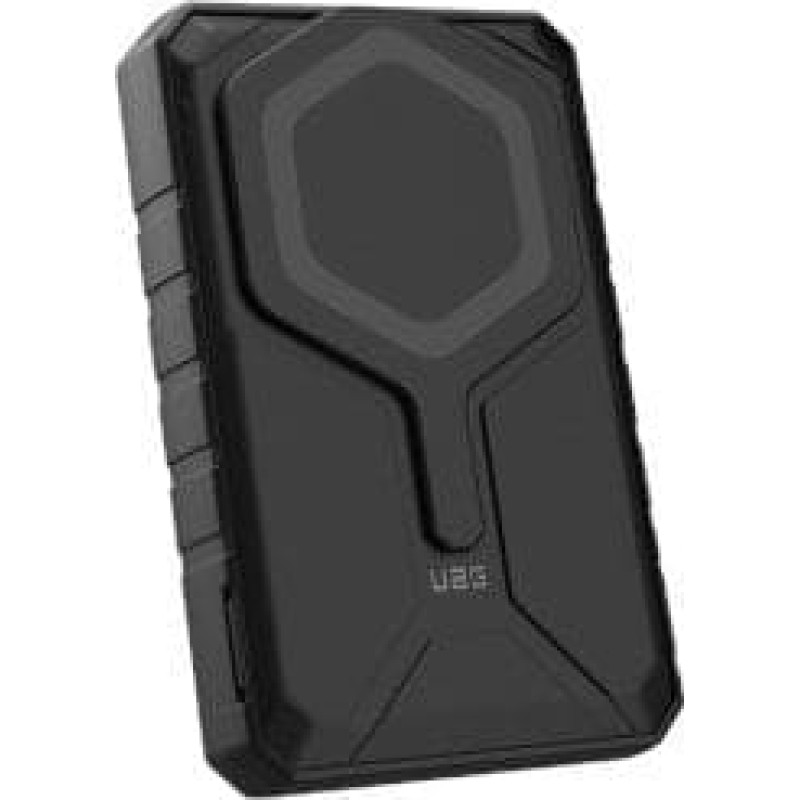 UAG Powerbank UAG UAG Rugged 10K - powerbank 10000 mAh z podstawką, ładowanie bezprzewodowe 10W, kompatybilny z MagSafe, kabel w zestawie (black/gray)