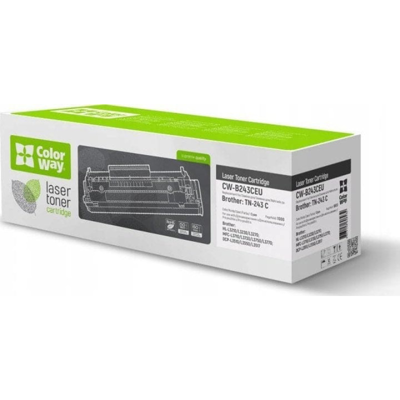 Colorway Toner ColorWay Colorway CW-B243CEU kaseta z tonerem 1 szt. Zamiennik Cyjan