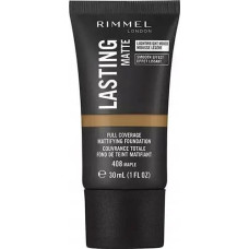 Rimmel London Rimmel London, Lasting Matte, Liquid Foundation, 408, Maple, 30 ml For Women