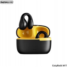 Remax Słuchawki Remax Słuchawki Bluetooth REMAX TWS W11 BT 5.3 BLACK/YELLOW