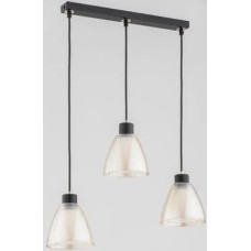 Alfac Lampa wisząca Alfac Alfa Anion 62266.50_54 lampa wisząca zwis 3x60W E27 czarna/złota