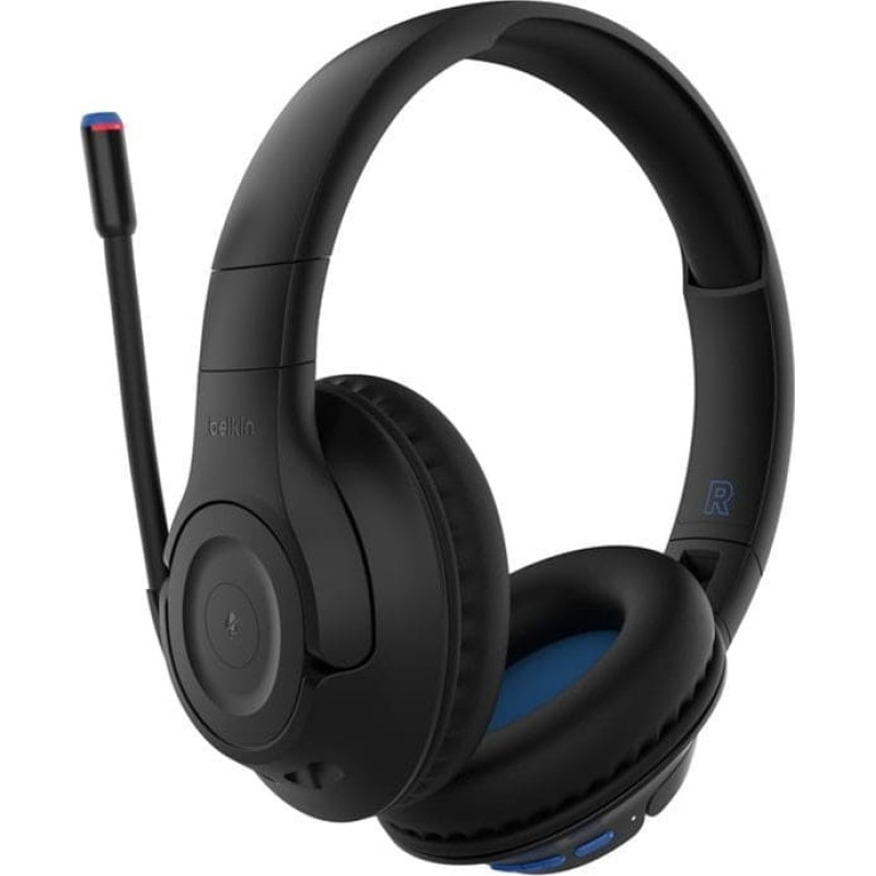 Triton Słuchawki TRITON Belkin SOUNDFORM INSPIRE Zestaw słuchawkowy Przewodowy i Bezprzewodowy Opaska na głowę Połączenia/muzyka USB Type-C Bluetooth Czarny
