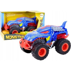 Leantoys Auto Terenowe Dinozaur Velociraptor Światła Dźwięki Napęd Niebieski