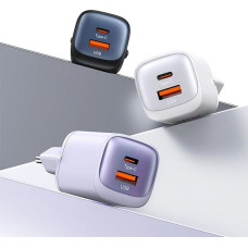 Usams Ładowarka Usams USAMS Ład. siec. CC254 30W GaN USB-C/USB-A Fast Charging HC Series biały/white CC254TC02