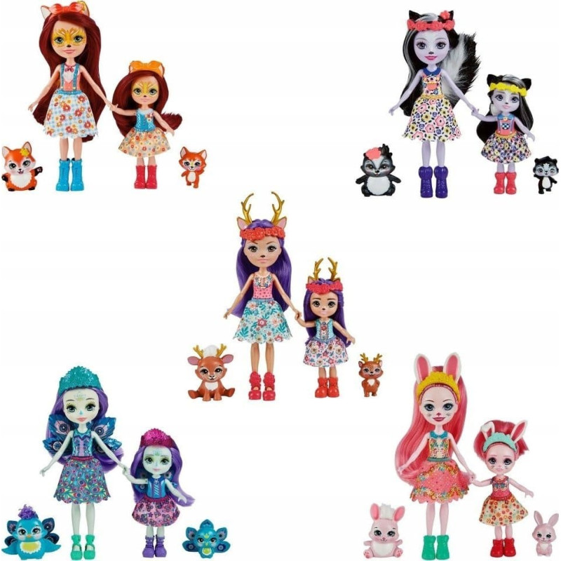 Mattel ENCHANT SIOSTRY LALKI 2-PAK AST HCF79 WB5