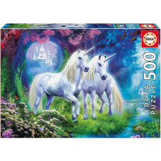 Educa Puzzle Jednorożce w lesie 500 elementów