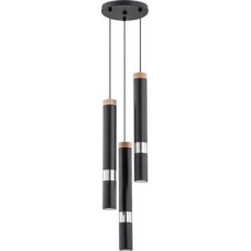Alfac Lampa wisząca Alfac Alfa Parna 62104 lampa wisząca zwis 3x20W G9 czarna/chrom