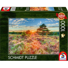 Schmidt Spiele Puzzle PQ 1000 Zachód słońca na wrzosowisku G3
