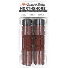 Lizard Skins Chwyty kierownicy LIZARDSKINS Dual-Clamp Lock-On NORTHSHORE - Deep Red (NEW)
