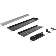 Delock Delock 19 DIN rail mount 4 U bk - 42632