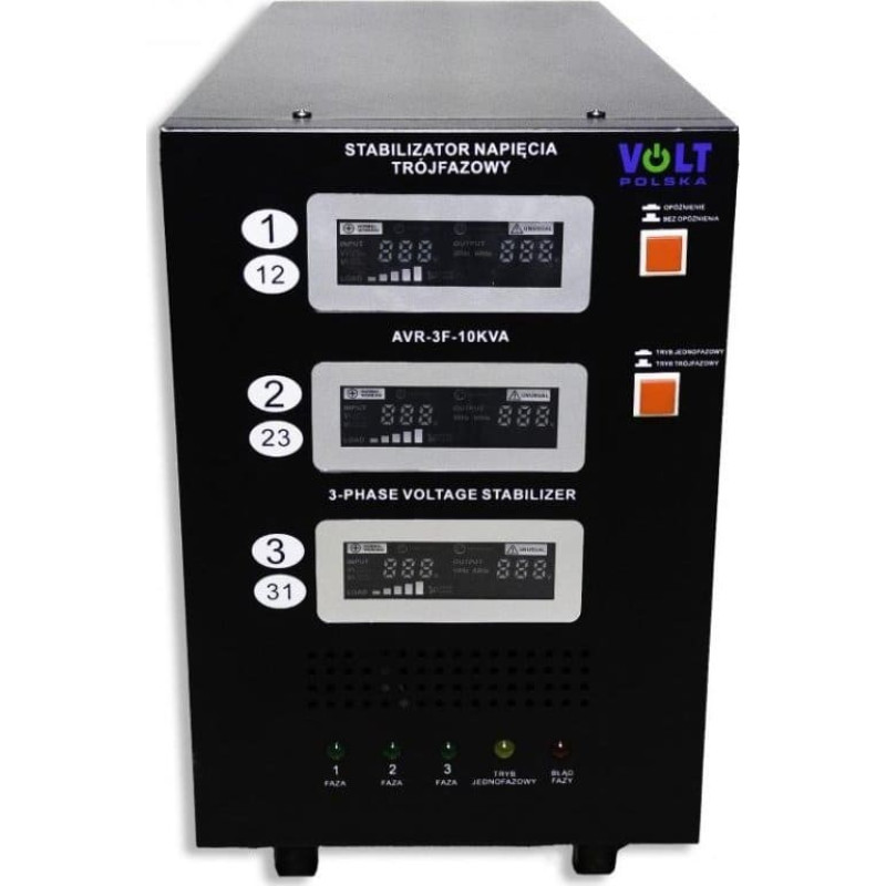 Volt Zasilacz Volt Stabilizator napięcia trójfazowy Volt Polska AVR PRO 10000VA