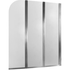 Alkotest Parawan nawannowy Alkotest 170-06992P / KFA / MODERN 3 / PARAWAN 3-ELEMENTOWY CHROM OPTIC SZKŁO BEZPIECZNE 1205-1215MM / 1400MM /