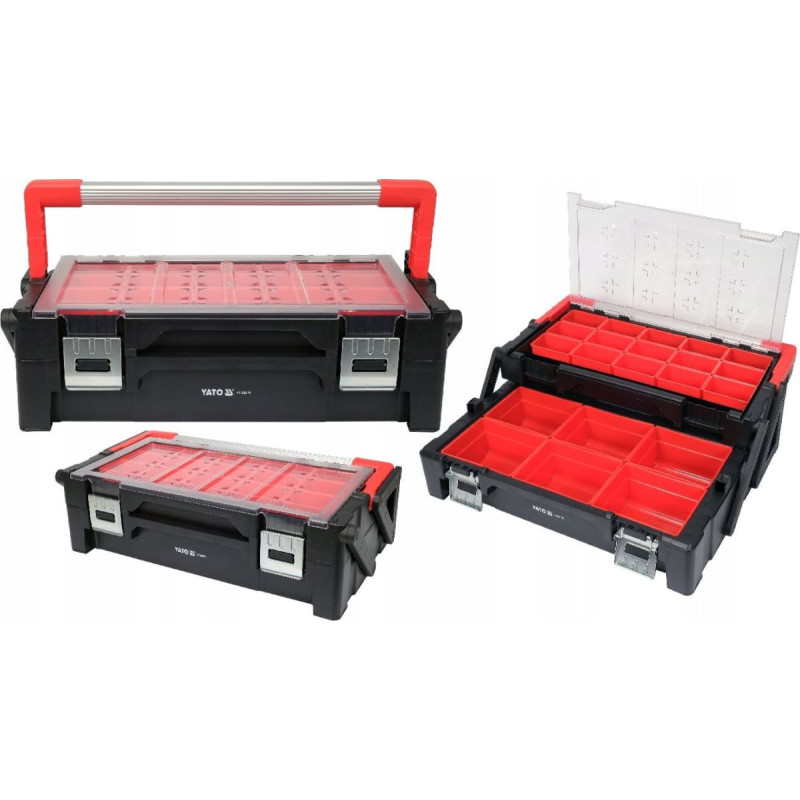 Yato SKRZYNKA NARZÄDZIOWA ROZKÅADANA 560*305*165MM