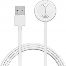 3MK Ładowarka 3MK 4smarts VoltBeam Mini inductive charger for Apple Watch 1-8/SE with 1m USB-A cable 2.5W white/white 462330