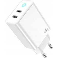 Jellico Ładowarka Jellico JELLICO ładowarka sieciowa EU19 GaN PD 40W 2xUSB-C Biały