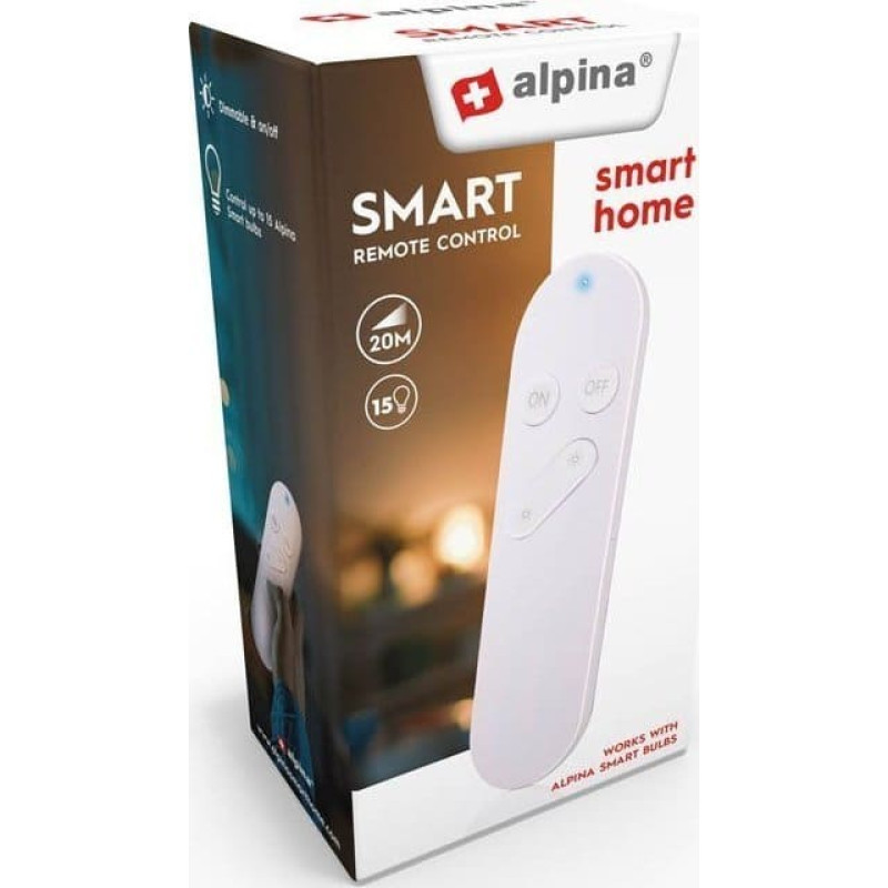 Alpina Alpina - Pilot do niezależnego sterowania żarówkami smart Alpina