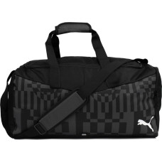 Puma Torba sportowa treningowa podróżna Puma individualRISE Medium czarno-szara 079913 03