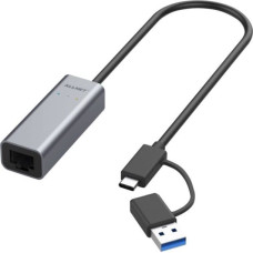 Allnet ALLNET USB 3.0 Typ-C&A Ethernet Adapter 2.5 Multi-Gigabit LAN ALL-NC-2.5G-USBC/A *ALLTRAVEL*