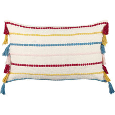 Beliani Poduszka w paski z frędzlami 40 x 60 cm wielokolorowa AGAVE Lumarko!