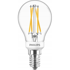 Signify Philips LED classic WarmGlow Tropfenlampe 40W E14 Klar dimmbar