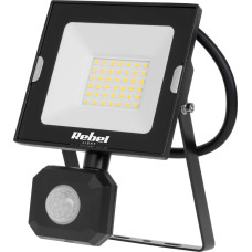 Rebel Naświetlacz Rebel Reflektor LED 30W z sensorem ruchu i zmierzchu, 4000K, 230V