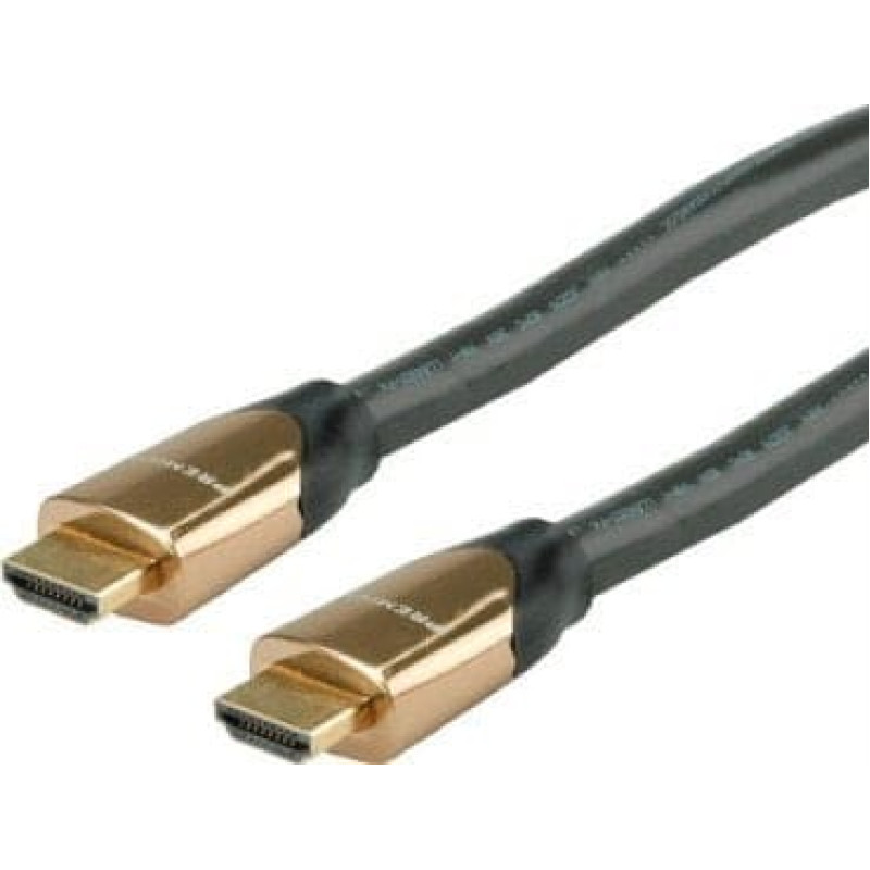 Triton Kabel TRITON Kabel ROLINE PREMIUM HDMI Ultra HD z Ethernetem, M/M, zwart, 9 m