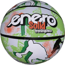 Enero PIŁKA DO KOSZYKÓWKI ENERO SOLID R.7 ZIELONO-BIAŁA