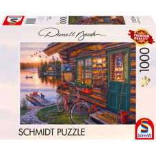 Schmidt Spiele Puzzle PQ 1000 DARREL BUSH Domek nad jeziorem G3