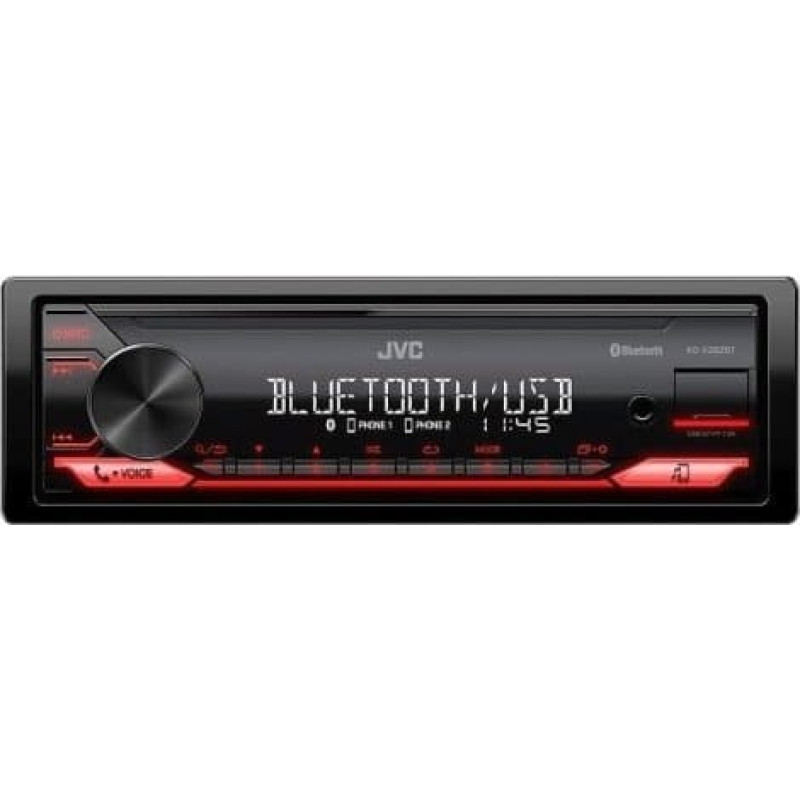 JVC Radio samochodowe JVC JVC, KD-X282BT USB MP3 magnetola su AUX įėjimu, Bluetooth