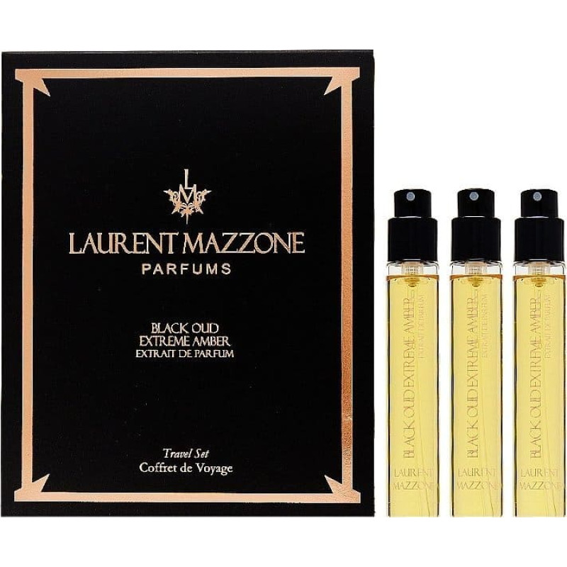Histoires De Parfums Set, Laurent Mazzone, Black Oud Extreme Amber, Extrait De Parfum, Unisex, 3 pcs, 15 ml Unisex