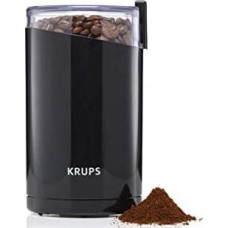 Krups Młynek do kawy Krups Krups F20342 Młynek do kawy i młynek do przypraw w jednym - Potężny silnik Zmienny stopień zmielenia - 75g napełnienia Nóż muchowy ze stali nierdzewnej - Osłona bezpieczeństwa - Antypoślizgowe nóżki - czarny
