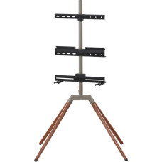 One For All One for All 70'' Quadpod TV Stand Turn 360 dark