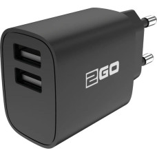 2GO Ładowarka 2GO 2GO Ladegerät 10W 2-Port 2x USB-A   schwarz