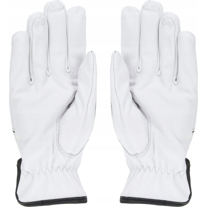 No Name Rękawice typu mechanik RS Werber, rozm. 9, białe