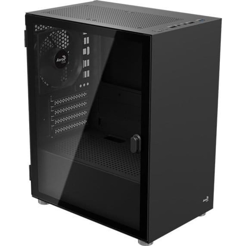 Aerocool CS-111-G-BK-v1 (schwarz, Tempered Glass)