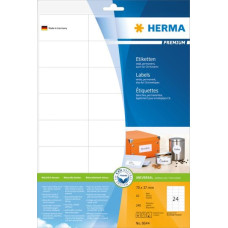 Herma Etykiety Premium 8644, A4, białe, 70 x 37 mm, papier matowy, 240 szt. (8644)