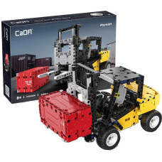 Cada Cada Klocki Forklift Wózek widłowy z kontenerem 388 elementów
