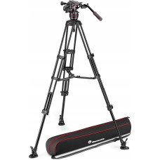 Manfrotto Statyw Manfrotto Zestaw Twin Alu z głowicą 608- środ rozp