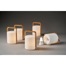 Duni Lampka biurkowa Duni Duni 192533, White, Plastic, 1 lamp(s), LED, Battery, 148 mm