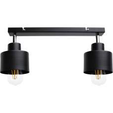 Orno Lampa sufitowa Orno LISA oprawa ścienno-sufitowa, moc max. 2x60W, E27, czarna, listwa