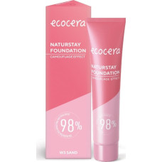 Ecocera ECOCERA Naturstay Foundation Naturalny Podkład - efekt kamuflażu W3 Sand 30ml