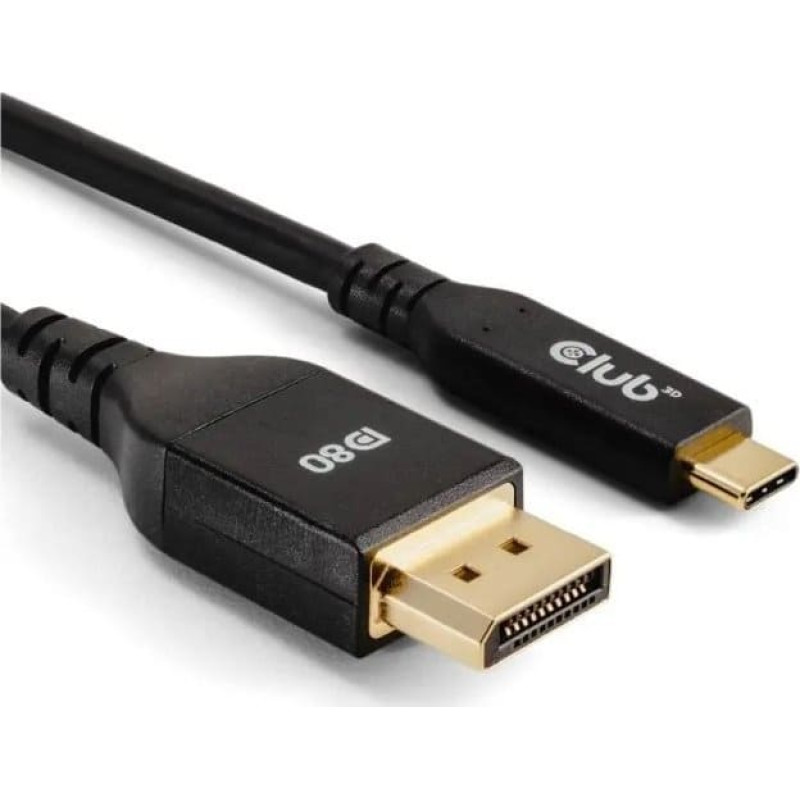 Club 3D Kabel Club 3D Club3D Kabel   USB Typ C  <-> DP 2.1        1m 10K60Hz St/St retail