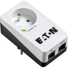 Eaton Kabel zasilający Eaton Eaton PB1TF ochrona przeciwprzepięciowa Czarny, Biały 1 x gniazdo sieciowe 220 - 250 V