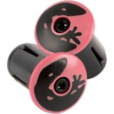 Lizard Skins Korki do kierownicy LIZARDSKINS Road Bar End Plugs - Neon Pink para (NEW)