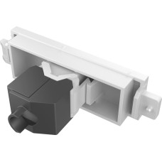 Vision VISION Techconnect Modulare AV-Frontplatte - 30 JAHRE GARANTIE - RJ45 CAT6A-Modul - Buchse an der Vorderseite - Blankdraht-Klemme an der Ruckseite - Geringes Nahnebensprechen (NEXT) per Design - konform mit Systemgarantiebedingungen zur Befestigun