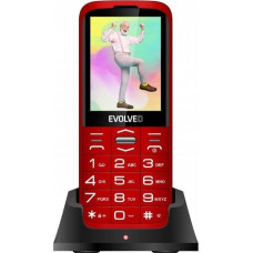 Evolveo Smartfon Evolveo EVOLVEO EasyPhone XO, mobilní telefon pro seniory s nabíjecím stojánkem, červená
