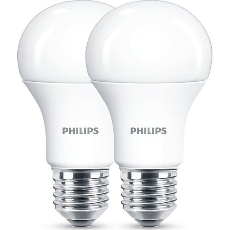 Ledvance 2x Żarówka LEDbulb Philips 8W (60W) E27 A60 classic 806lm 230V 4000K neutralna Signify 929002306362